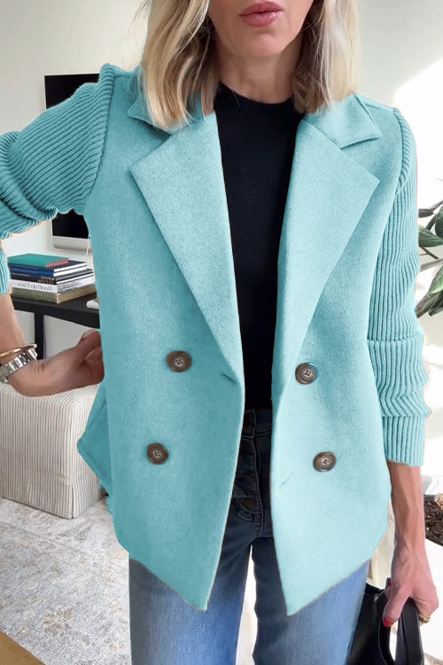 Sorelle | Eleganter Blazer mit Strickärmeln