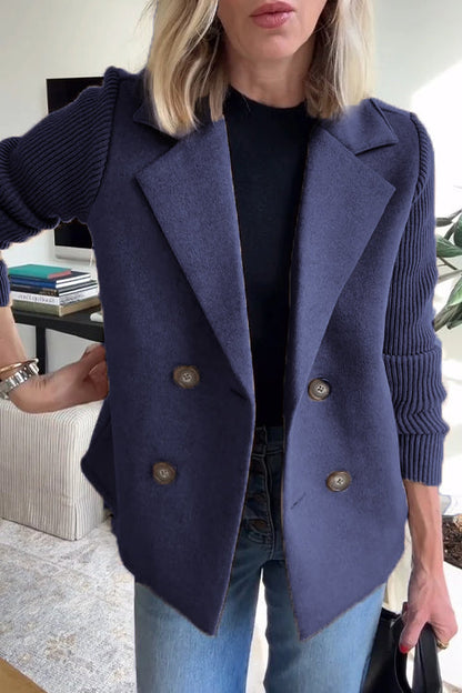 Sorelle | Eleganter Blazer mit Strickärmeln
