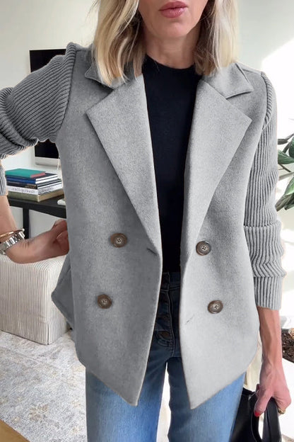Sorelle | Eleganter Blazer mit Strickärmeln