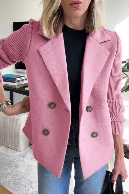 Sorelle | Eleganter Blazer mit Strickärmeln